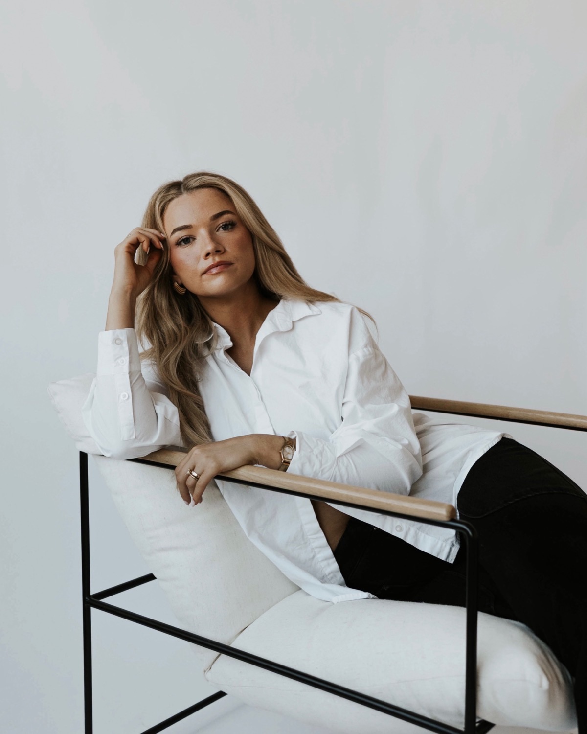 Mollie Fritz, co-owner and stylist at Ember Hair Co.